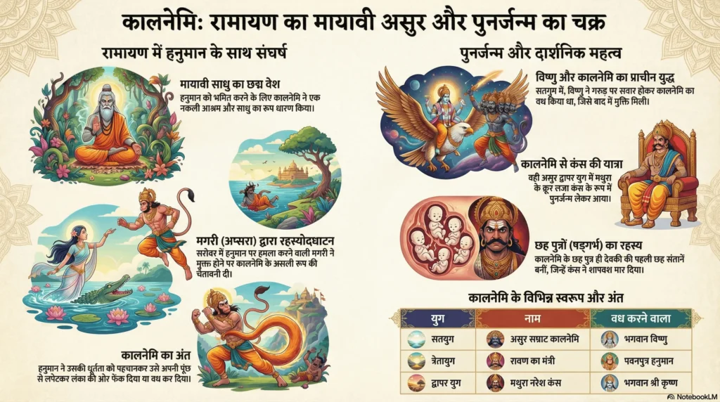 पौराणिक साहित्य में कालनेमि एक विस्तृत और व्यापक विश्लेषण