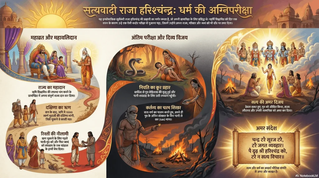 सत्यवादी राजा हरिश्चंद्र की भावपूर्ण महागाथा